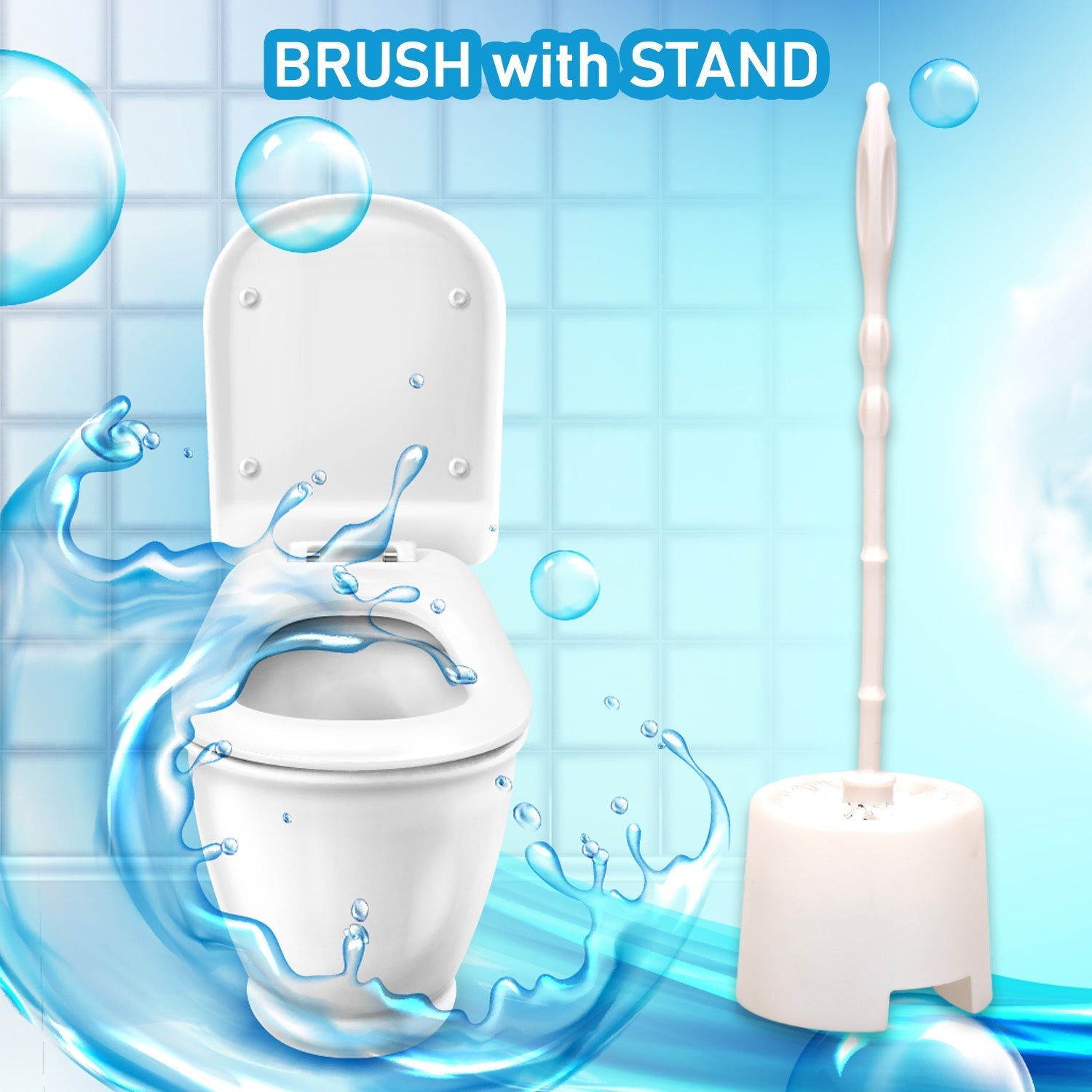 Brush and potted holder for toilet cleaning Brush and potted holder for toilet cleaning